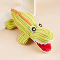 Durable Plush Crocodile Dog Toy with Squeaker-My Little Pet