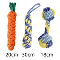 Durable Cotton Rope Dog Chew Toy with Molar Knot Design-My Little Pet