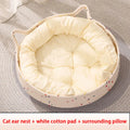 Four Seasons Woven Cat Bed with Removable Cushion-My Little Pet