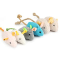 6-Pack Plush Catnip Mice Toy Set for Cats-My Little Pet