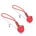 Durable Rubber Dog Ball - Bite-Resistant Toy for Puppies and Adult Dogs, Red, Available in Multiple Sizes-My Little Pet