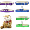 Elegant Leather Pet Collar with Crystal Heart Pendant-My Little Pet