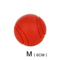 Durable Rubber Dog Ball - Bite-Resistant Toy for Puppies and Adult Dogs, Red, Available in Multiple Sizes-My Little Pet