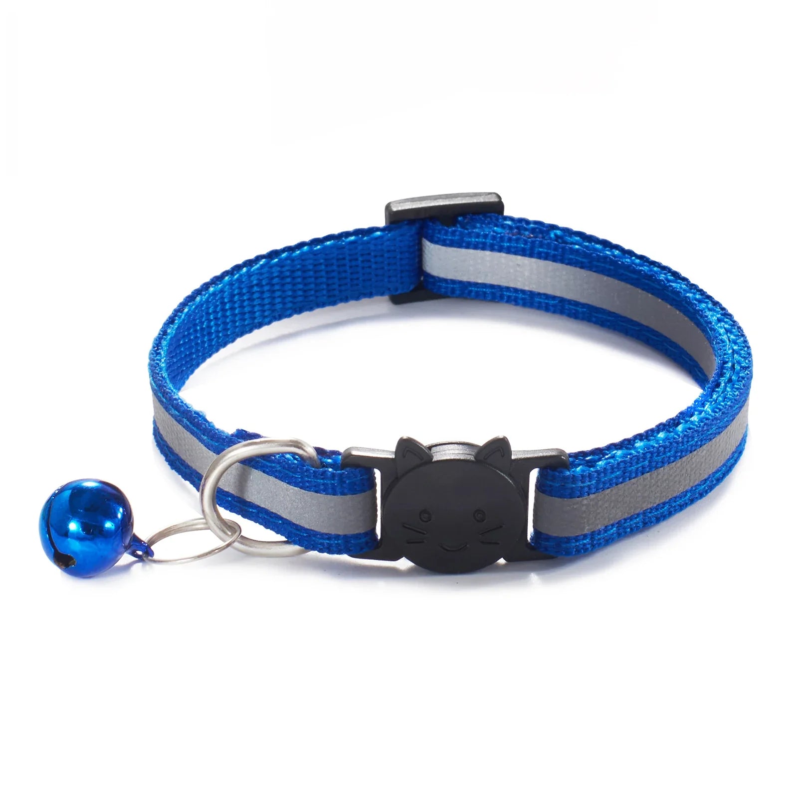 Reflective Breakaway Cat Collar – Adjustable Safety Neck Ring with Bell-My Little Pet