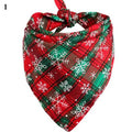 Christmas Snowflake Cotton Bandana for Large Dogs-My Little Pet