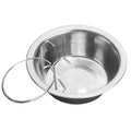 Stainless Steel Pet Bowl with Cage Hook for Dogs, Cats, and Birds-My Little Pet