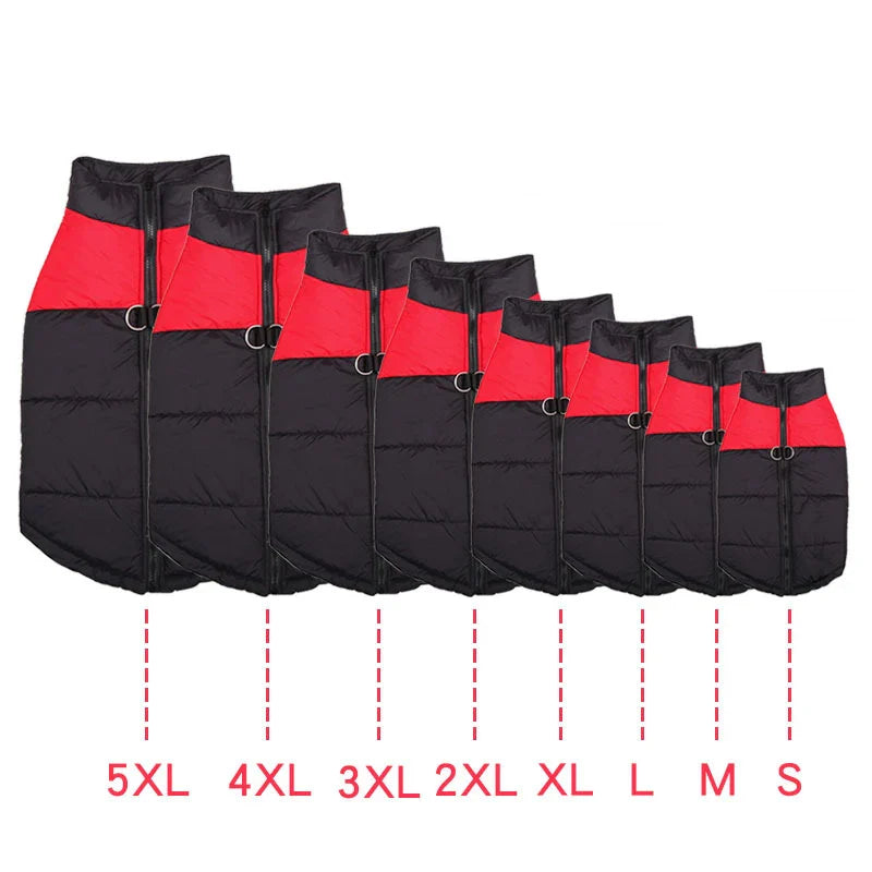 Winter Waterproof Pet Jacket for Dogs-My Little Pet