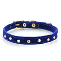 Elegant Velvet Cat Collar with Bell-My Little Pet