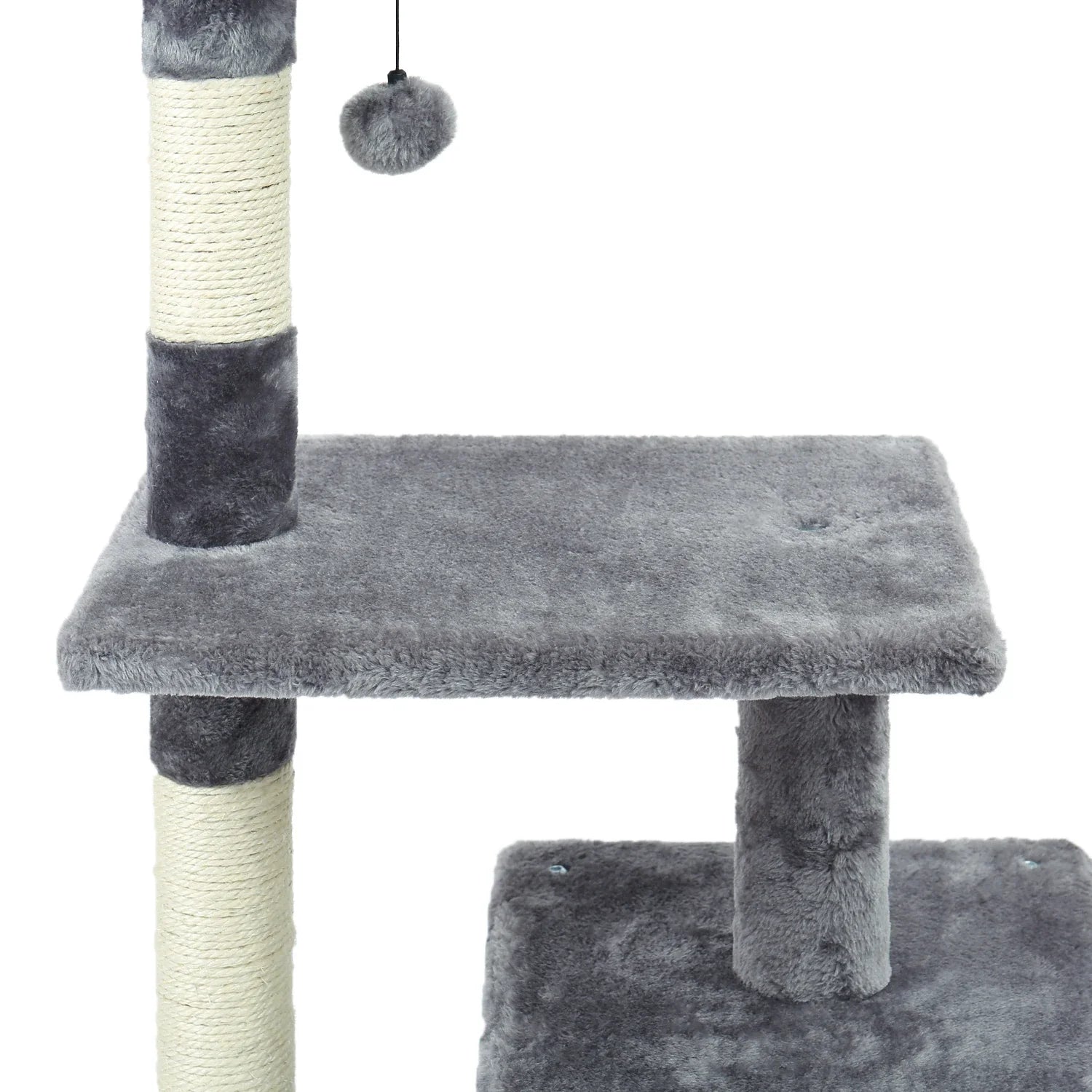 Multi-Level Cat Tree Tower with Scratching Post and Cozy Condo-My Little Pet
