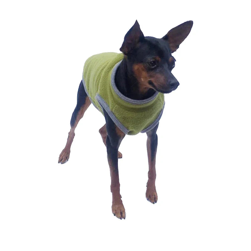 Warm Fleece Vest for Small Dogs - Suitable for Autumn, Winter, and Spring-My Little Pet