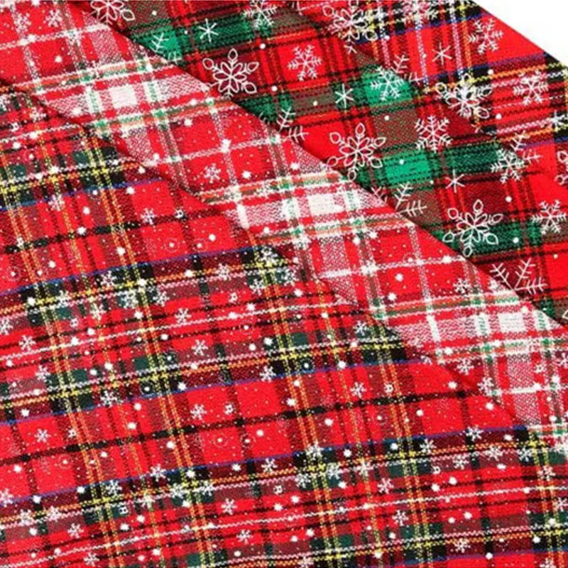 Christmas Snowflake Cotton Bandana for Large Dogs-My Little Pet