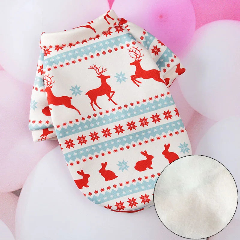 Cozy Winter Cat Hoodie - Warm Sweater for Cats and Small Dogs-My Little Pet