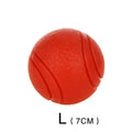 Durable Rubber Dog Ball - Bite-Resistant Toy for Puppies and Adult Dogs, Red, Available in Multiple Sizes-My Little Pet