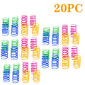 Colorful Plastic Spiral Spring Cat Toys - Interactive Bouncing Pet Play Accessories-My Little Pet