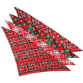 Christmas Snowflake Cotton Bandana for Large Dogs-My Little Pet