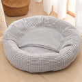 Cozy Round Pet Bed with Soft Fleece Lining-My Little Pet
