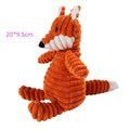 Plush Dog Toy Animals Shape Bite Resistant Squeaky Toys Corduroy Dog Toys for Small Large Dogs Puppy Pets Training Accessories-My Little Pet