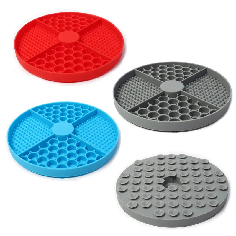 Silicone Licking Mat for Pets with Suction Cups - Slow Feeder for Anxiety Relief-My Little Pet