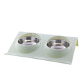 Eco-Friendly Stainless Steel Dual Pet Bowls for Small to Medium Dogs and Cats-My Little Pet