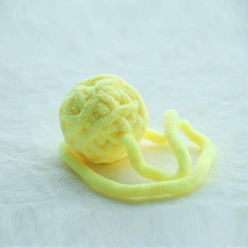 Colorful Yarn Ball Cat Toy with Sounding Bell-My Little Pet