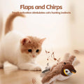 Interactive Chirping Bird Cat Toy with Rechargeable Catnip - Indoor Use-My Little Pet
