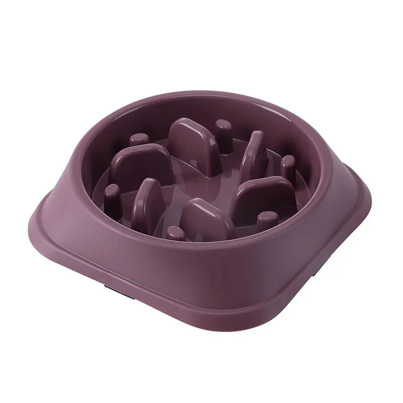 Anti-Choking Slow Feeder Bowl for Cats and Dogs – Healthy, Non-Slip Food Dish in Multiple Colors - My Little Pet