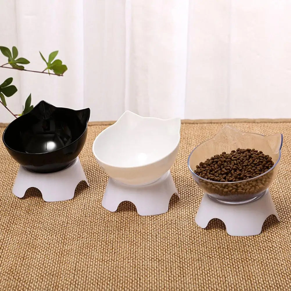 Ergonomic Non-Slip Cat Bowl with Elevated Design for Neck Protection-My Little Pet