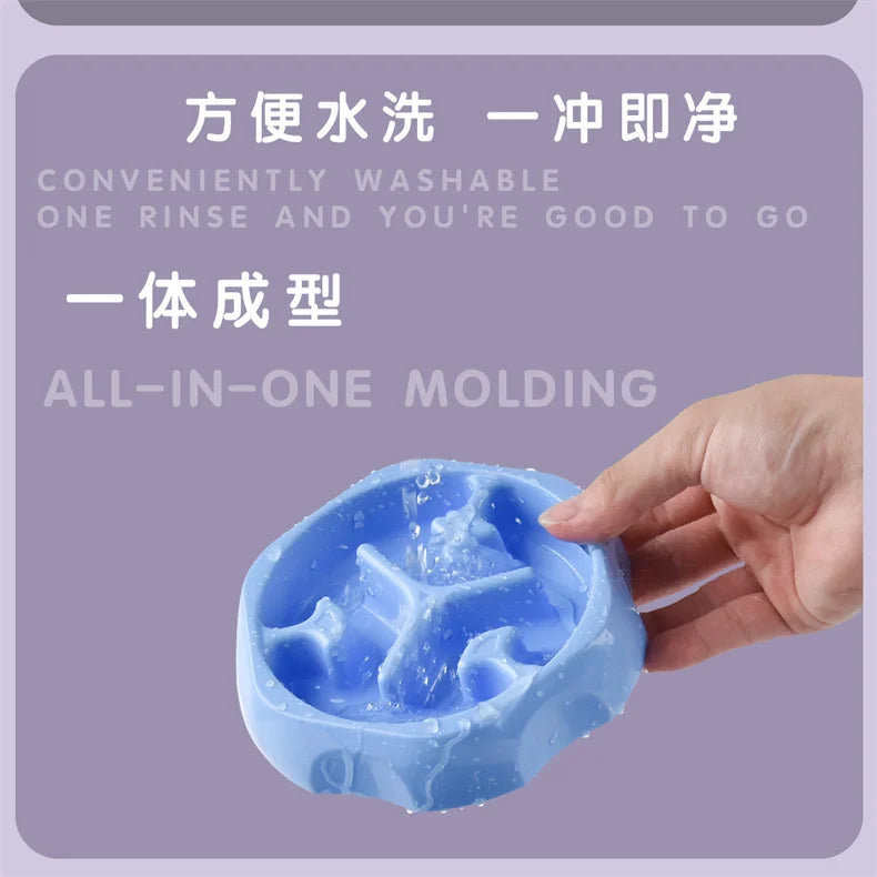 Anti-Choking Slow Feeder Bowl for Dogs and Cats-My Little Pet