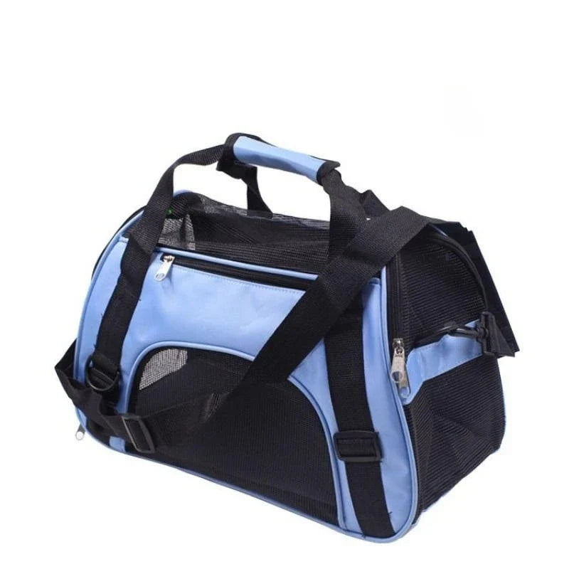 Portable Pet Carrier Bag - Foldable Mesh Travel Bag for Cats & Small Dogs-My Little Pet