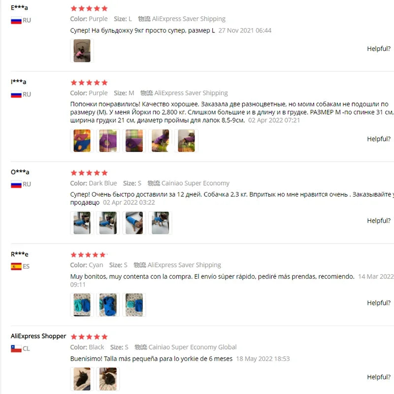 Warm Fleece Vest for Small Dogs and Cats with D-Ring Attachment-My Little Pet