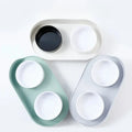 Elevated Double Pet Feeder Bowls – Adjustable Height Feeding Station for Cats and Dogs-My Little Pet