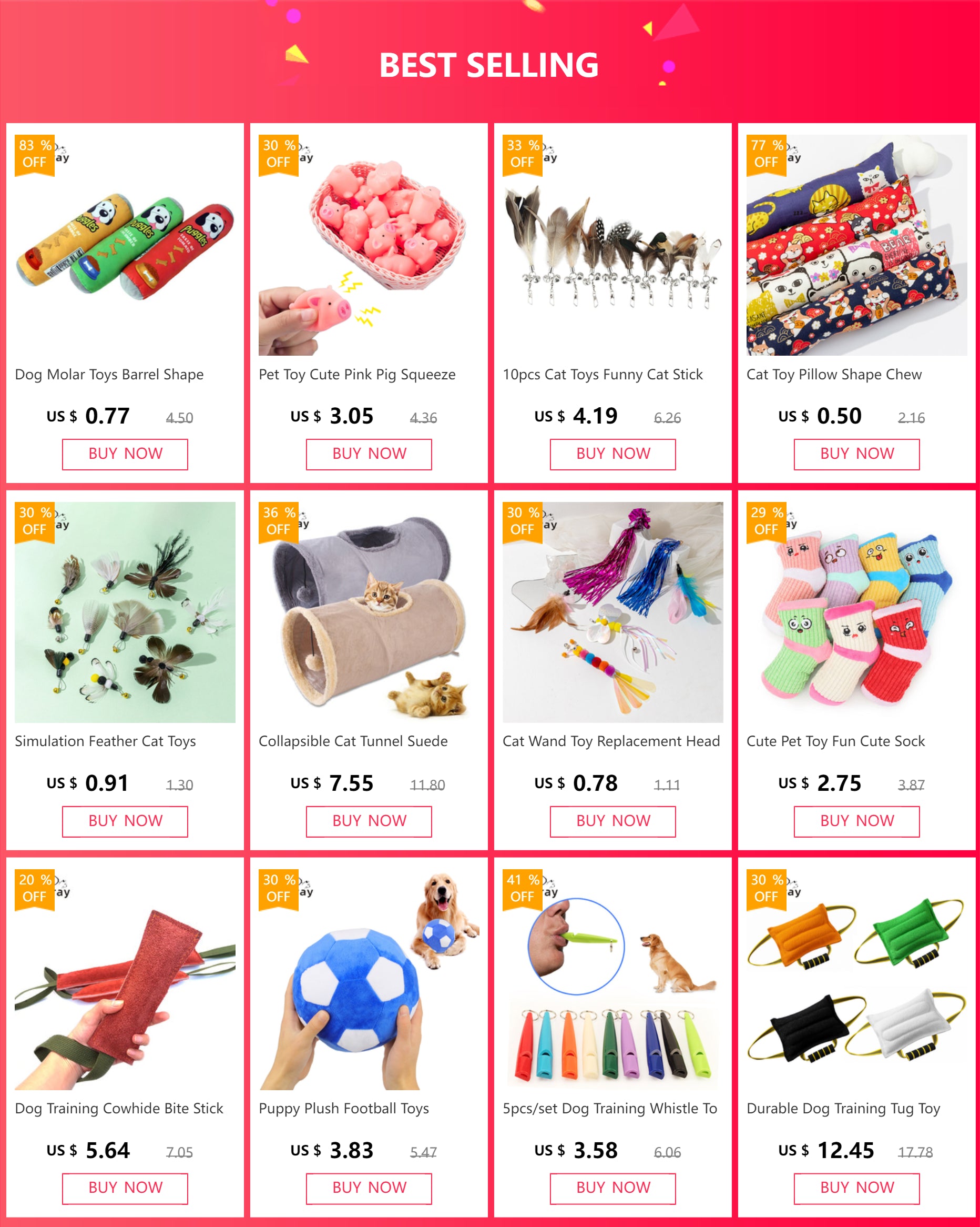 Colorful Cotton Rope Ball Toy for Cats and Dogs-My Little Pet