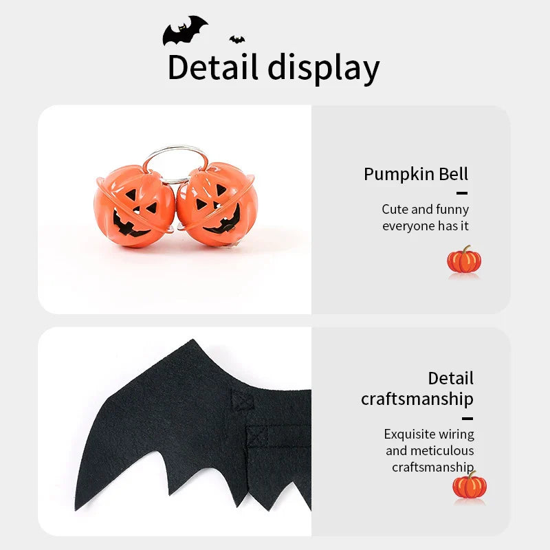 Fashion Cat Bat Wings Halloween Costume-My Little Pet