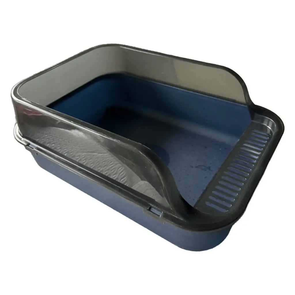 Kitty Litter Pan - High-Sided, Semi-Enclosed Cat Toilet-My Little Pet