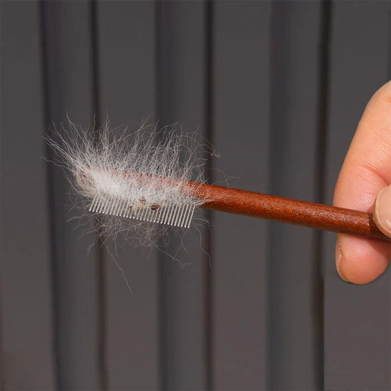 Pet Grooming Essentials: Facial Cleaning Comb & Eye Care Scissors Set for Dogs and Cats-My Little Pet