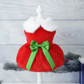 Festive Christmas Dress for Small Dogs and Cats-My Little Pet
