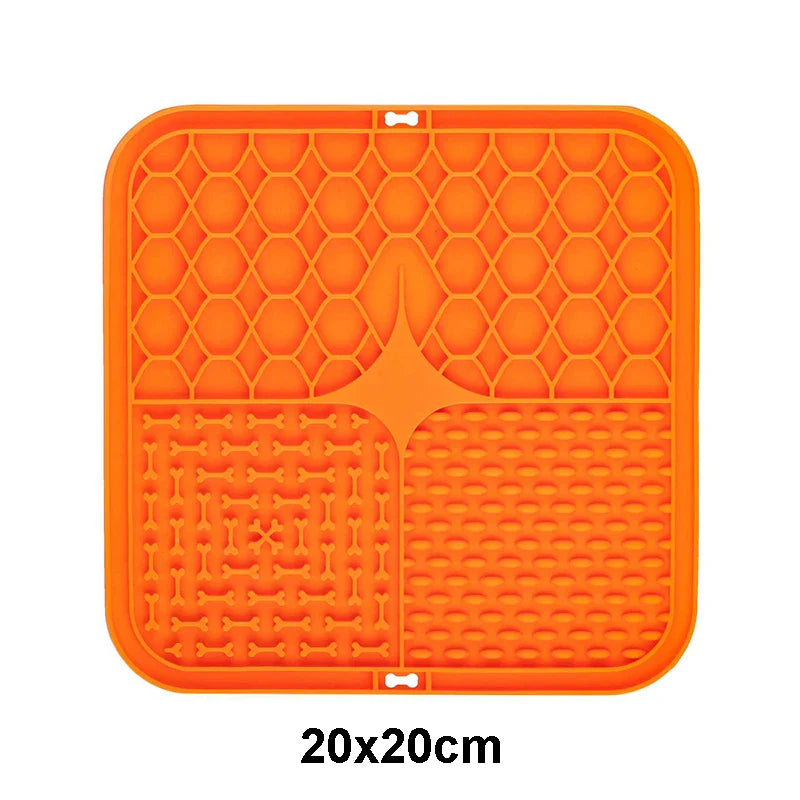 Silicone Lick Mat for Dogs - Slow Feeder and Bath Distraction Tool-My Little Pet