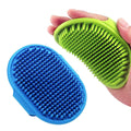 Soft Rubber Pet Grooming Brush with Adjustable Strap-My Little Pet