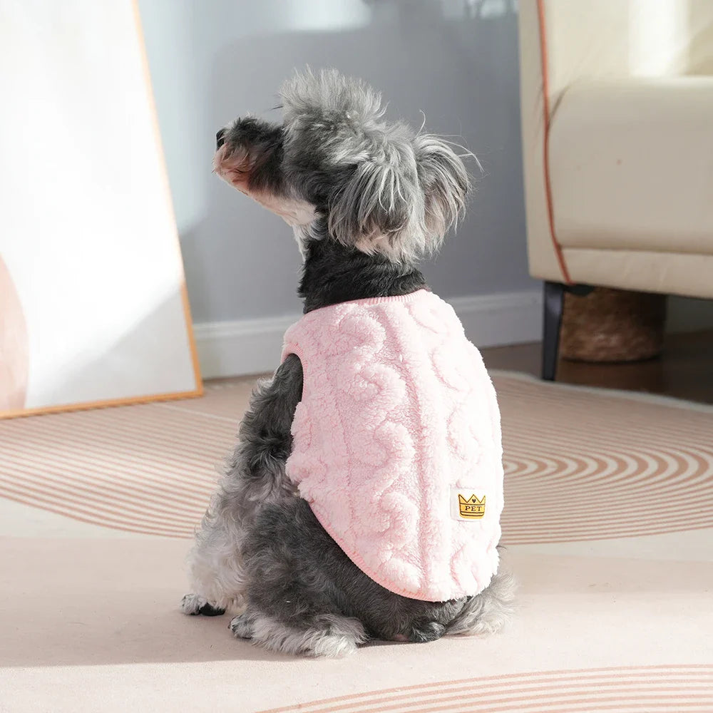 Cozy Fleece Pet Sweater for Small to Medium Dogs and Cats-My Little Pet
