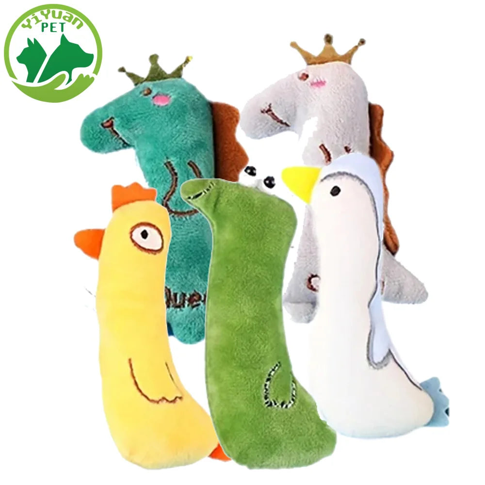 Cute Plush Catnip Toys for Cats - Interactive and Fun Chewable Pillows for Kittens and Dogs-My Little Pet