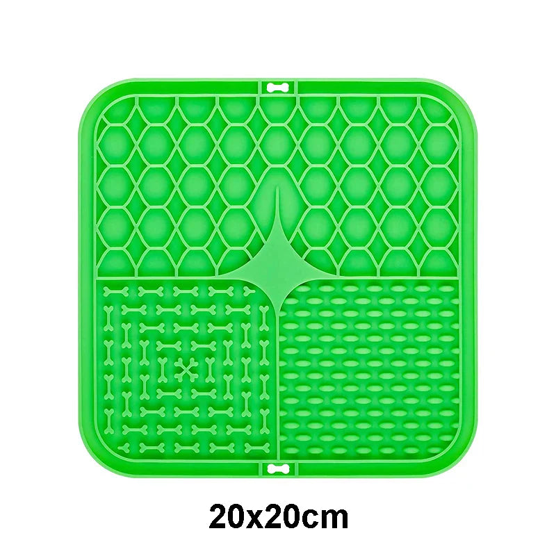 Silicone Lick Mat for Dogs - Slow Feeder and Bath Distraction Tool-My Little Pet