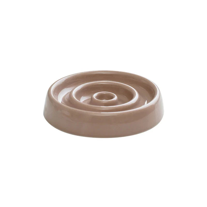 Ceramic Slow Feeder Bowl for Cats and Small Dogs-My Little Pet