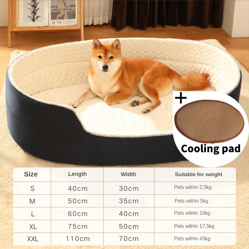 Comfortable Pet Bed for All Seasons - Ideal for Dogs and Cats-My Little Pet