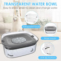 Anti-Splash Pet Water Bowl with 2L Capacity, No Mess Dispenser-My Little Pet