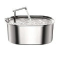 Automatic Stainless Steel Pet Water Fountain with Dual Filtration-My Little Pet