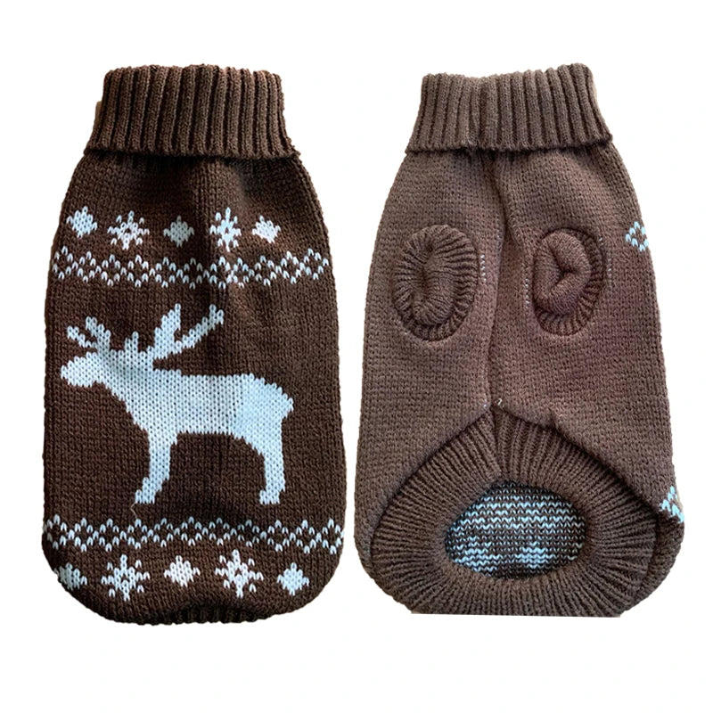 Cozy Knitted Sweater for Small to Medium Dogs and Cats-My Little Pet