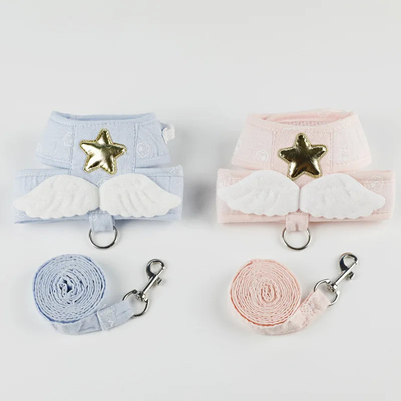 Angel Wing Pet Harness with Leash-My Little Pet
