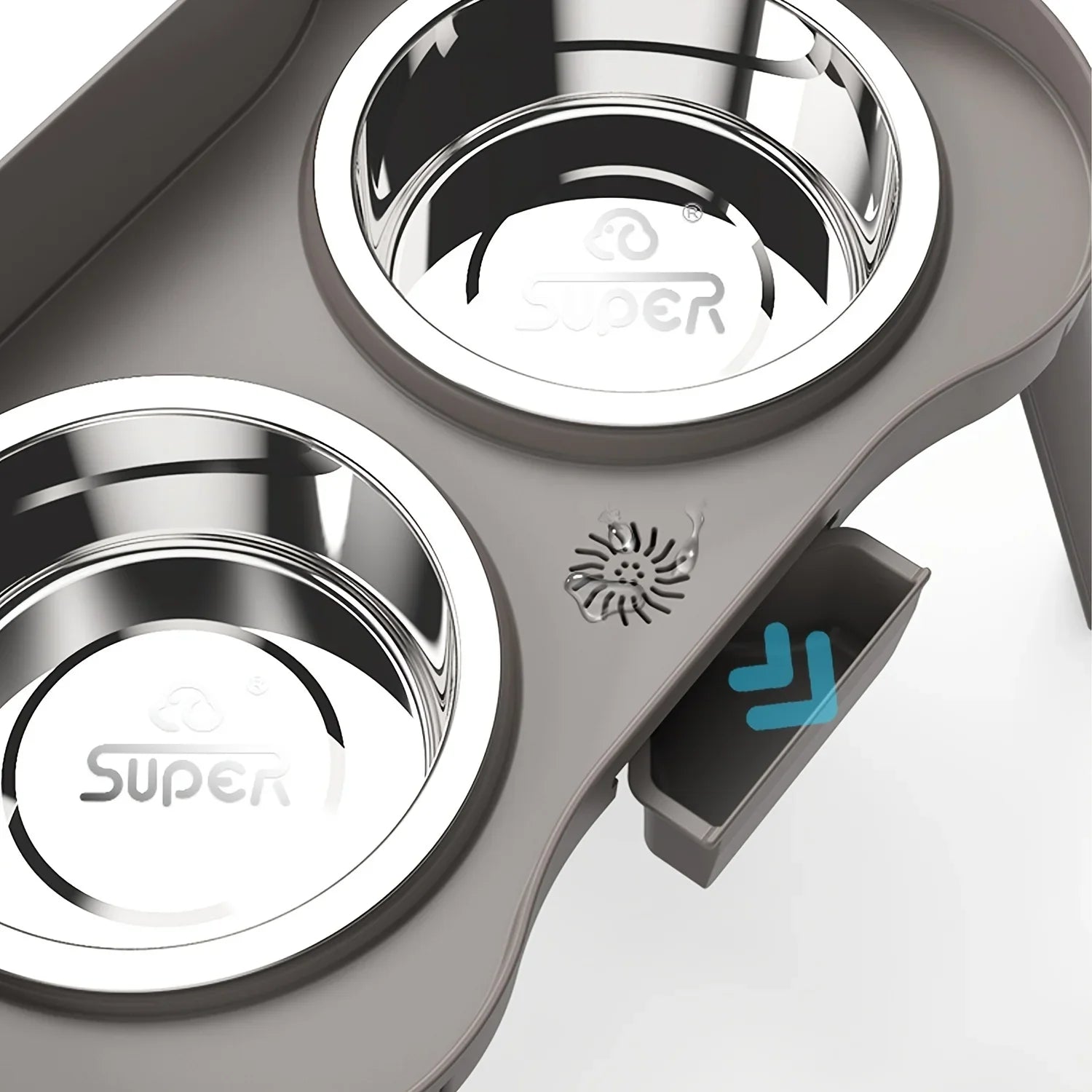 Adjustable Elevated Dog Bowls - Enhances Digestive Health & Feeding Comfort-My Little Pet