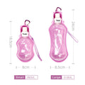 Foldable Pet Water Bottle with Drinking Bowl, Suitable for Dogs and Cats, Available in 280ml or 518ml-My Little Pet