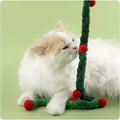 Colorful Plush Cat Teaser Wand with Bell - Interactive Cat Toy-My Little Pet